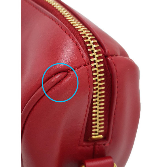 Saint Laurent Paris Baby Duffle Bag 2way Red - Picture 8 of 9